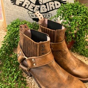 Freebird Boots-Whiskey- Size9
